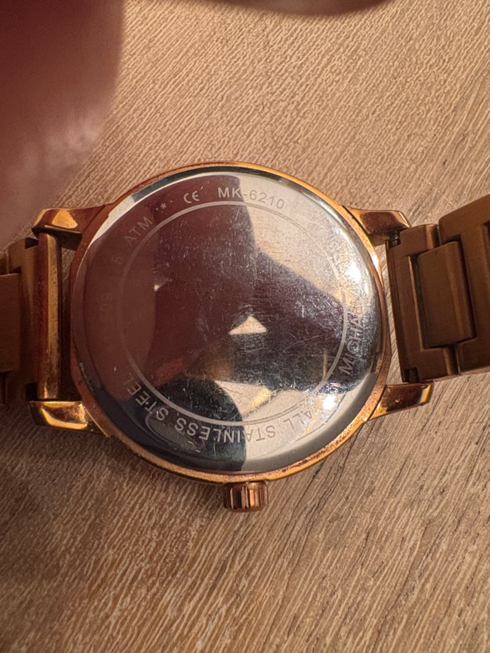 Michael Kors Rose Gold-Tone Crystal Dial Bracelet Watch - Picture 6 of 6